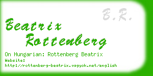 beatrix rottenberg business card